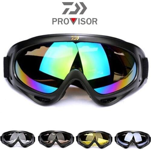 DAIWA Fishing Glasses Mens Outdoor Fishing Sports Riding Glasses Motorcycle Windshield Sand Dust Adjustable Glasses