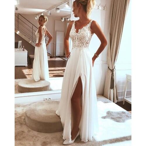 OLOMLB Beach Wedding Dresses