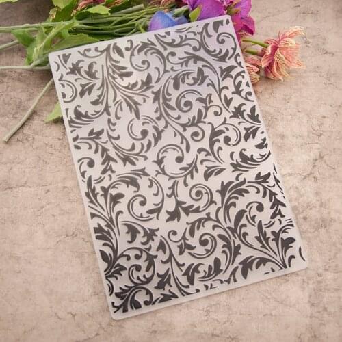 ZFPARTY Leaves Plastic Embossing Folders for DIY Scrapbooking Paper Craft/Card Making Decoration Supplies