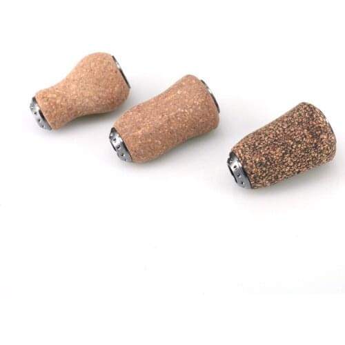 Fishing Reel Handle Knob 1pc DIY Wooden Pesca Carp Fishing Reel Accessories Ball Replacement For S/D Tackle Rocker Handle Peche