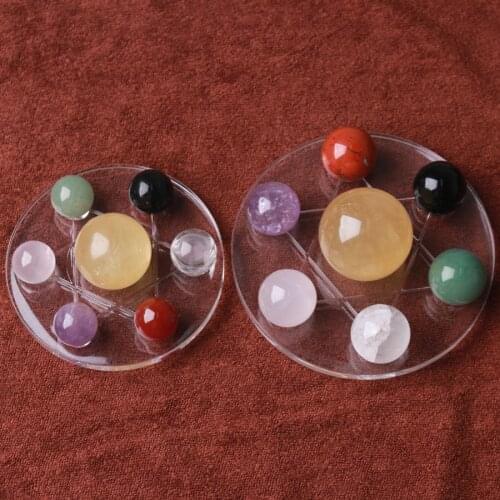 Seven Star Chakra Crystal Ball Divination Witchcraft Meditation Props Gift Box