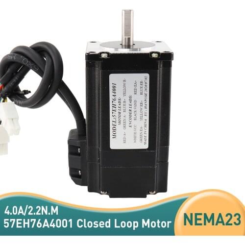 NEMA 23 Step-servo motor 4.0A 2.2N.m 57EH76A4001 NEMA 23 Closed Loop Servo Driver CL57 for CNC 3D printer accessories