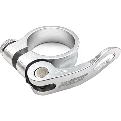 Aluminium Alloy Mountain Bike Seat Post Tube C-lamp Quick Release 31.8/34.9mm 5 Colors For Road /Folding bike Track Bike