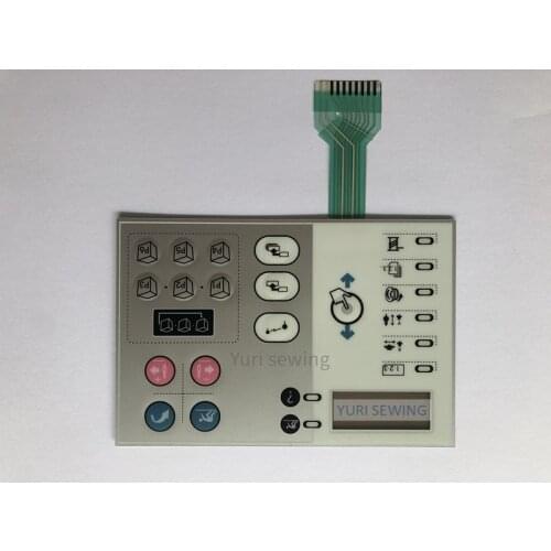 Industrial sewing machine parts sunstar SPS-CB1201 1202 1254 button control box panel membrane switch paper operation sticker