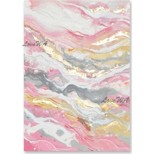 Abstract Colorful Acrylic Texture Canvas Oil Painting 100% Hand-painted Unframed Hot Selling Wall Decoration Canvas Art Pieces