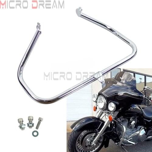 Chrome Motorcycle Highway Engine Guard Crash Bar Protector for Harley Touring Electra Street Glide FLH FLT Road Glide King 09-19