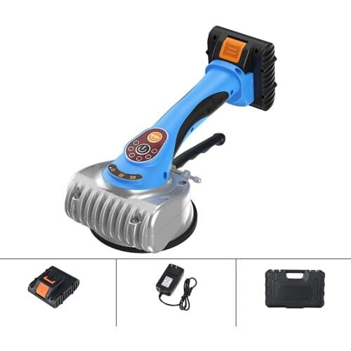Tile Floor Laying Tool Tile Vibrator Leveling Machine Bricklayer Ceramic Tile Suction Cup with 13000mAh Lithium Wireless