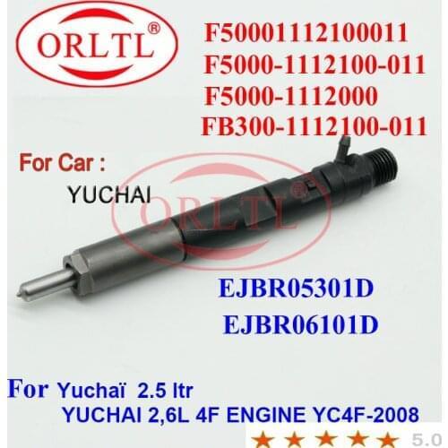 ORLTL Injection EJBR05301D F5000-1112000 FB300-1112100-011 F50001112100011 F5000-1112100-011 FOR YUCHAI 2,6L 4F ENGINE YC4F-2008