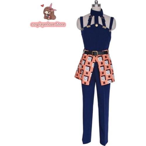 JoJos Bizarre Adventure Golden Wind Narancia Ghirga Cosplay Carnaval Costume Halloween Christmas Costume