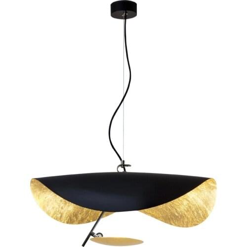 Nordic Creative Flying Saucer Living Room Chandelier Postmodern Black and White Art Dining Room Lamp Simple Coffee Room Led Lamp
