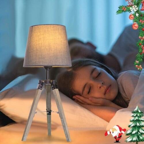 A Set 2 Lampshades Tripod Bedside Lamp European Standard Modern Simple Lampshade PVC Linen Canvas For Table Lamp HWC