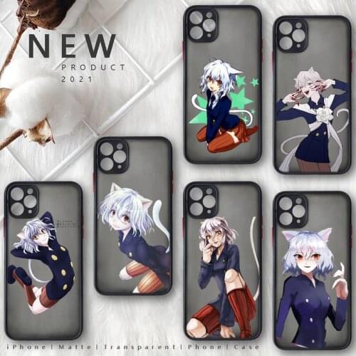 Neferpitou Alluka hxh anime Phone Case matte transparent For iphone 7 8 11 12 plus mini x xs xr pro max cover
