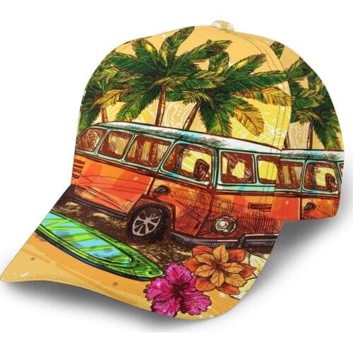 2021 New Baseball Cap Fishing Caps Men Outdoor Hunting Hat Hiking Hat Surf Bus Sketch