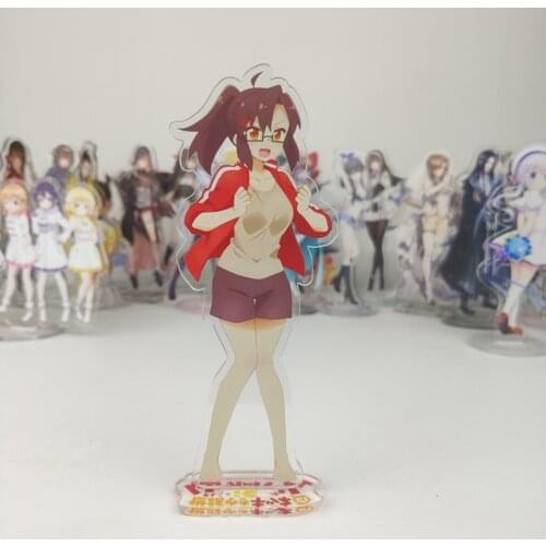 Japan Anime The Helpful Fox Senko-san Sewayaki Kitsune no Senko-san Senko Cosplay Double Side Acrylic Stand Figure Model Plate