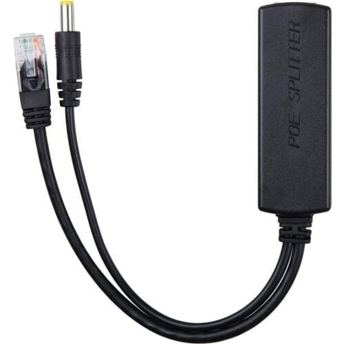 15W IEEE802.3af compliant 10/100Mbps poe splitter power over Ethernet Splitter with 12v 2A output for surveillance camera