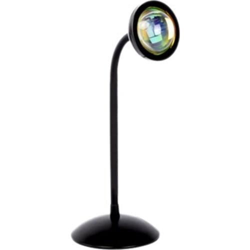 Lamp LED Photography Light,USB 360° Rotation Atmosphere Projector Night Light for Room Studio Decor