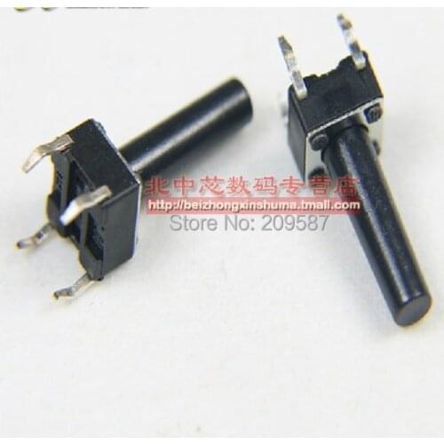 50pcs Tactile Push Button Switch 6mmx6mmx15mm 6x6x15mm