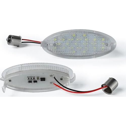 Brightness White LED License Plate Light For Opel Vauxhall Astra F Corsa B Vectra B Number Plate Lamp Waterproof Type No Error