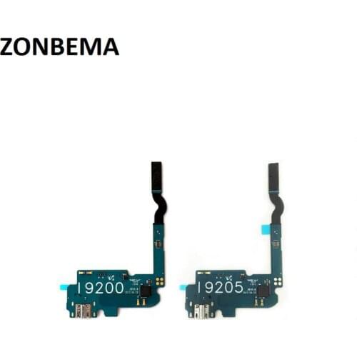 ZONBEMA 50pcs Original For Samsung Galaxy Mega 6.3 i9200 i9205 Charge Charging Port Dock Connector Flex