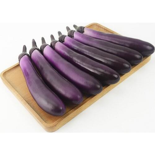 050 Simulated Eggplant fat eggplant foam vegetable model photo display cabinet furniture display