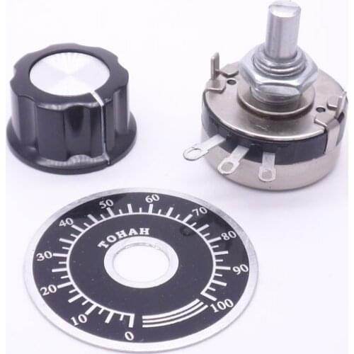 1 set WTH118 DIY Kit Parts 2W 1A Potentiometer 1K 2.2K 4.7K 10K 22K 47K 100K 470K 1M