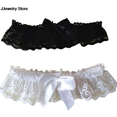 1Pcs Women Girls Lace Floral Bridal Lingerie Bowknot Wedding Party Cosplay Leg Garter Belt Suspender