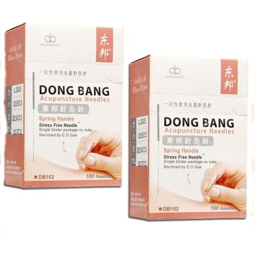 100 pcs Per Pack Acupuncture Needles Disposable Sterile Acupuncture Massage ZhenJiu Needle For Single Use 0.25mm 0.3mm 0.35mm