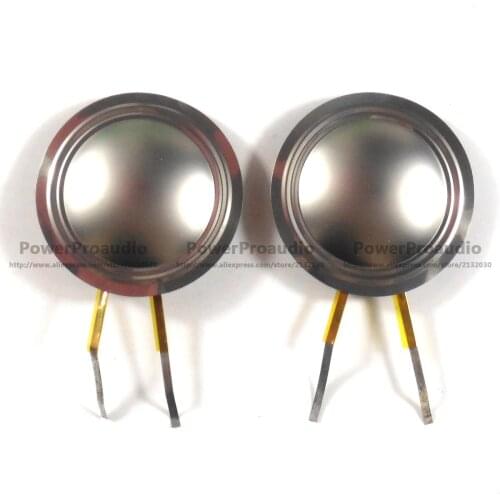 2PCS 34.4MM Voice Coil Titanium Film 34.5 Core Horn Tweeter Diaphragm Unilateral Outlet KSV Treble Speaker Repair Accessorie