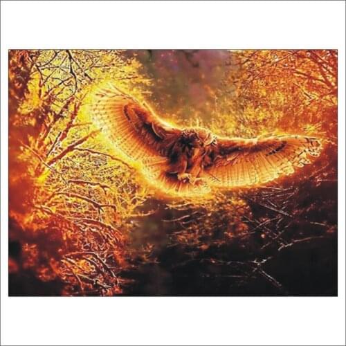 5D Diamond Painting Owl Diamond Mosaic Cartoon DIY Diamond Embroidered Square Diamond Cross Stitch Set Mural Gift T272