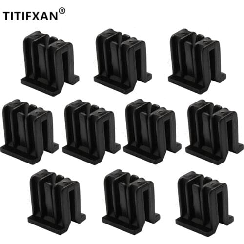 10PCS Car plastic fasteners for Nissan Livina Tiida Teana Wiper under the decorative plate deflector racks subcatching clip