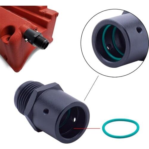 FREE SHIPPING Breather Fitting Adapter 19mm AN10 Valve Cover Vent Outlet K-Swap For Honda Civic Acura Rsx Tsx K20 K24