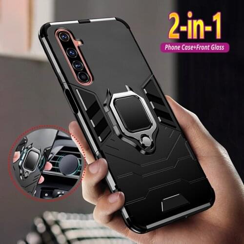 Case For OPPO Realme X50 X3 SuperZoom X2 XT X X7 7 6s 6 5 Pro 7i 6i 5i 3 Q2 C2 C3 C11 C12 C15 C17 Magnetic Bracket Phone Cover