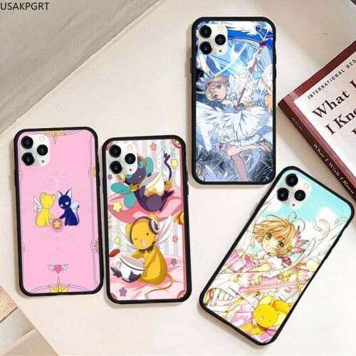Sakura Card Captor Cardcaptor Phone Case Rubber for iPhone 11 pro XS MAX 8 7 6 6S Plus X 5S SE 2020 XR case