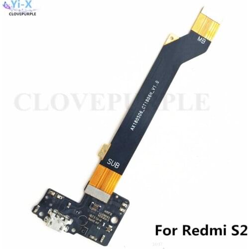 For Xiaomi Redmi S2 USB Charging Board Flex Cable & Motherboard MainBoard Main Board Connections Line Flex Cable For Redmi Y2