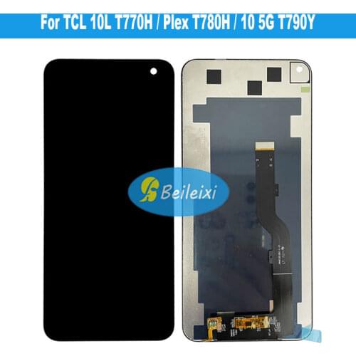 For TCL 10L T1 Lite T770H / Plex T780H LCD Display Touch Screen Digitizer Assembly For 10 5G T1B T790W/S T790Z T790H T790Y LCD
