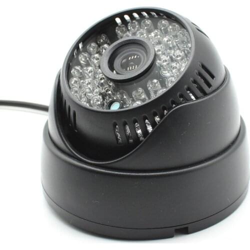 HD 1080P 2MP 1/2.7" CMOS AHD CCTV Camera Indoor Black/White Dome Security IR Color 24/48 Leds night vision wide angle