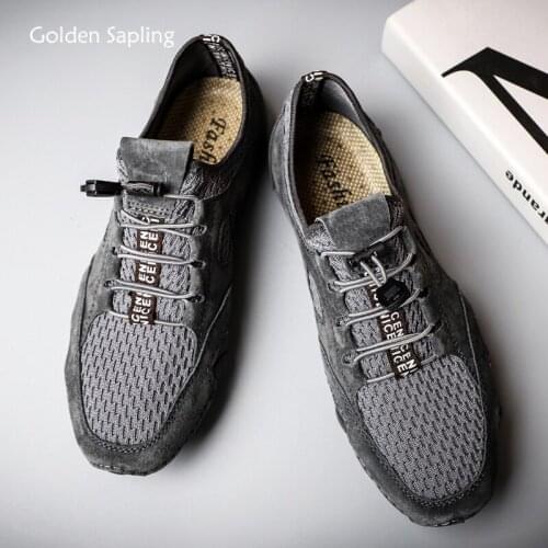 Golden Sapling Classics Mens Loafers Retro Casual Shoes Breathable Summer 2021 Leisure Flats Fashion Men Shoes Driving Loafers
