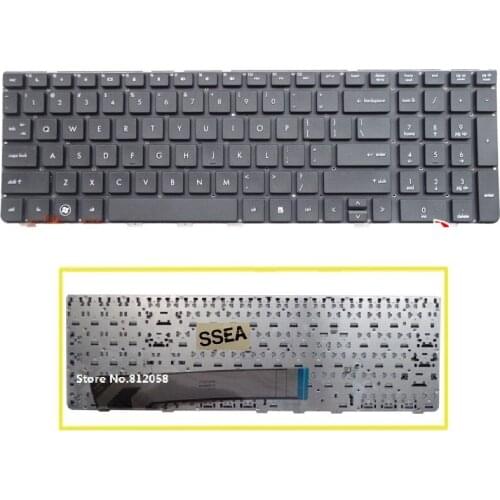SSEA New US keyboard without frame for HP ProBook 4530S 4535S 4730 4730S 4735S laptop Keyboard 638179-001 9Z.N6MSV.001