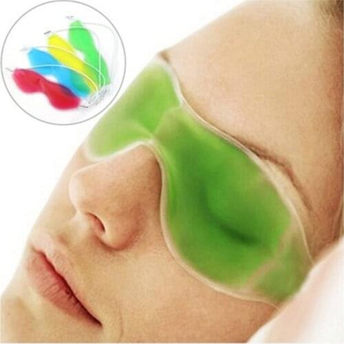 Sleep Masks Summer Cool Ice Goggles Eye Mask Sleep Headache Relief Eye Fatigue Dark Circles Remove Gel Ice Pack Ice Goggles