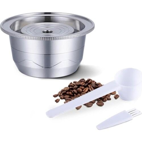Stainless Reusable Steel Coffee Capsules Refillable Coffee Capsule Cup Filter Fit for Nespresso Vertuoline Coffee Machine