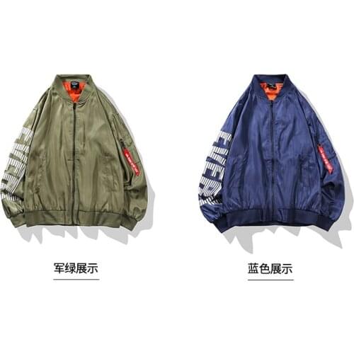 Bormandick mens jackets Jackets Hip-Hop Outwear Autumn Fashion Hit Patchwork Casual Streetwear Male Thin Jacket KXP18-CJ08 65