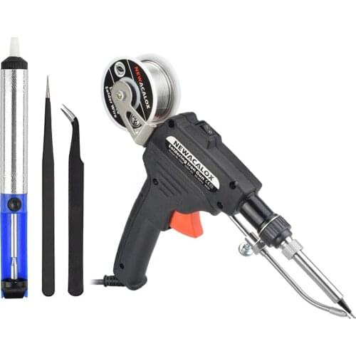 Electric Automatic Soldering Iron Gun Kit 60w 900m Series Soldering Iron Tip Tweezers Wire Welding Auto Send Tin Machine Tool