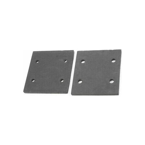 2 Pcs Rectangle Foam Replacement Back Pad for Makita 4510 Sander Machine