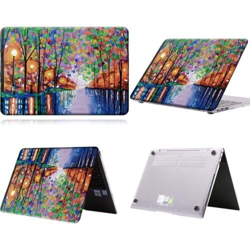 Multi Color Tree Paint Anti-slip Laptop Case For MateBook 13/13 AMD Ryzen/14/D14/D15/X 2020/X Pro/Pro 16.1/Honor MagicBook 14/15