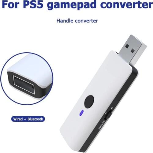 2021 NEW Handle Converter For PS5/PS4/Switch/PC/P3 Host Wired Plus Wireless Bluetooth Controller Adapter r12