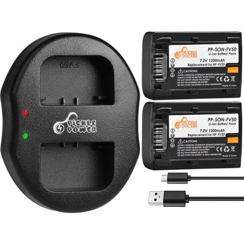NP-FV50 NP FV50 NPFV50 Battery &USB Dual Charger for Sony Handycam HDR-CX380 430V 900 580V 760V PJ540 650V PV710V 790V 810 TD30V