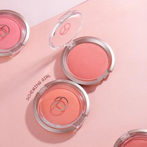 O.TWO.O 10g Single Color Blush Makeup Palette Blush Face Mineral Pigment Blusher Powder Natural Cheek Tint Blusher