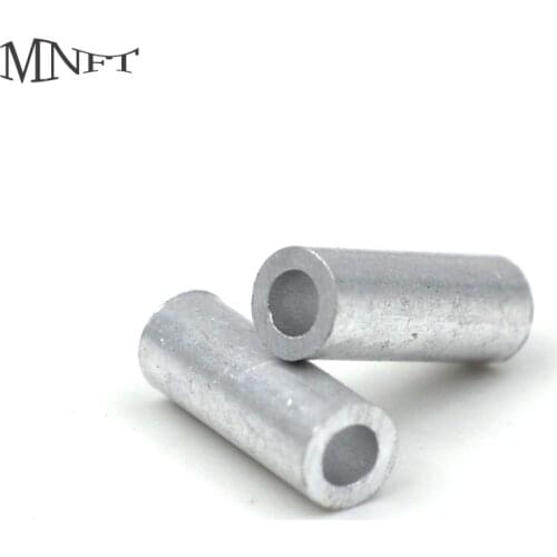 MNFT 120pcs 6 Size Mixed Fishing Line Crimp Sleeve 1.0mm-2.0mm Sea Fishing Accessories Line Tube Leader Crimps Crimping Loop Sl