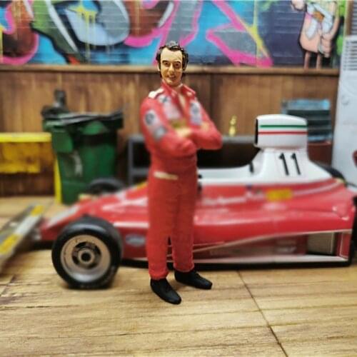 Resin Racer Dolls 1/18 Scale Car Model Scene Simulation Static Mini Dolls Doll Model Collection Display Vehicle Accessories Show