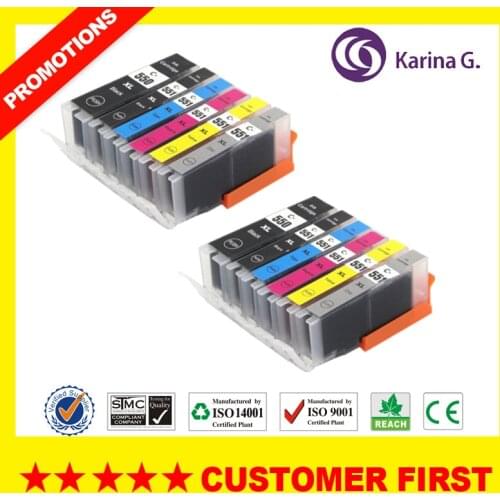 12PK For PGI-550 CLI-551 Compatible Ink Cartridg for Canon PIXMA MG5460/MG6360/Ip7260